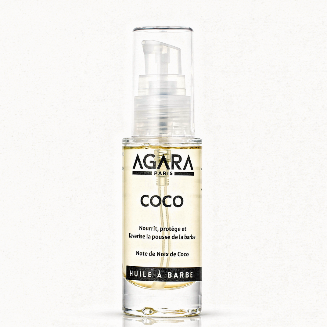 Huile à Barbe Naturelle COCO Agara - Noix de Coco - 30ml