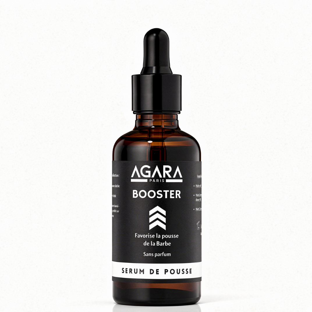 Sérum Booster Barbe Agara - Stimule la Pousse - Sans Parfum 30ml