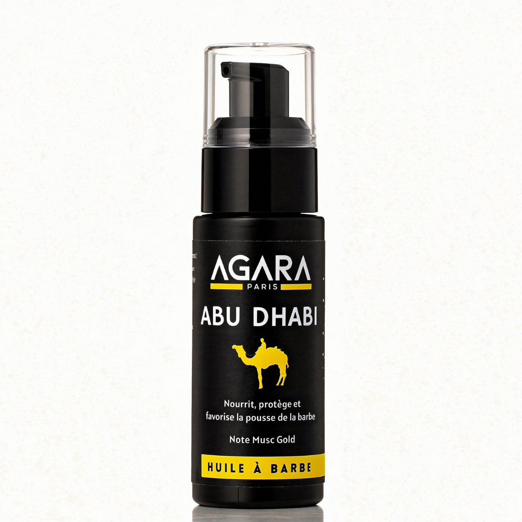 Huile à Barbe Naturelle ABU DHABI Agara - Musc Gold - 30ml
