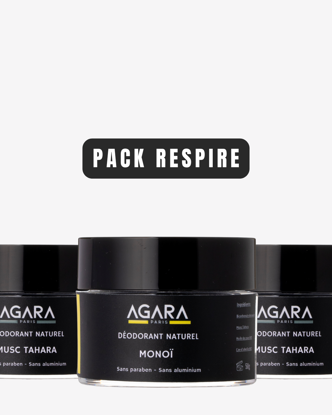 PACK RESPIRE - 3 déodorants