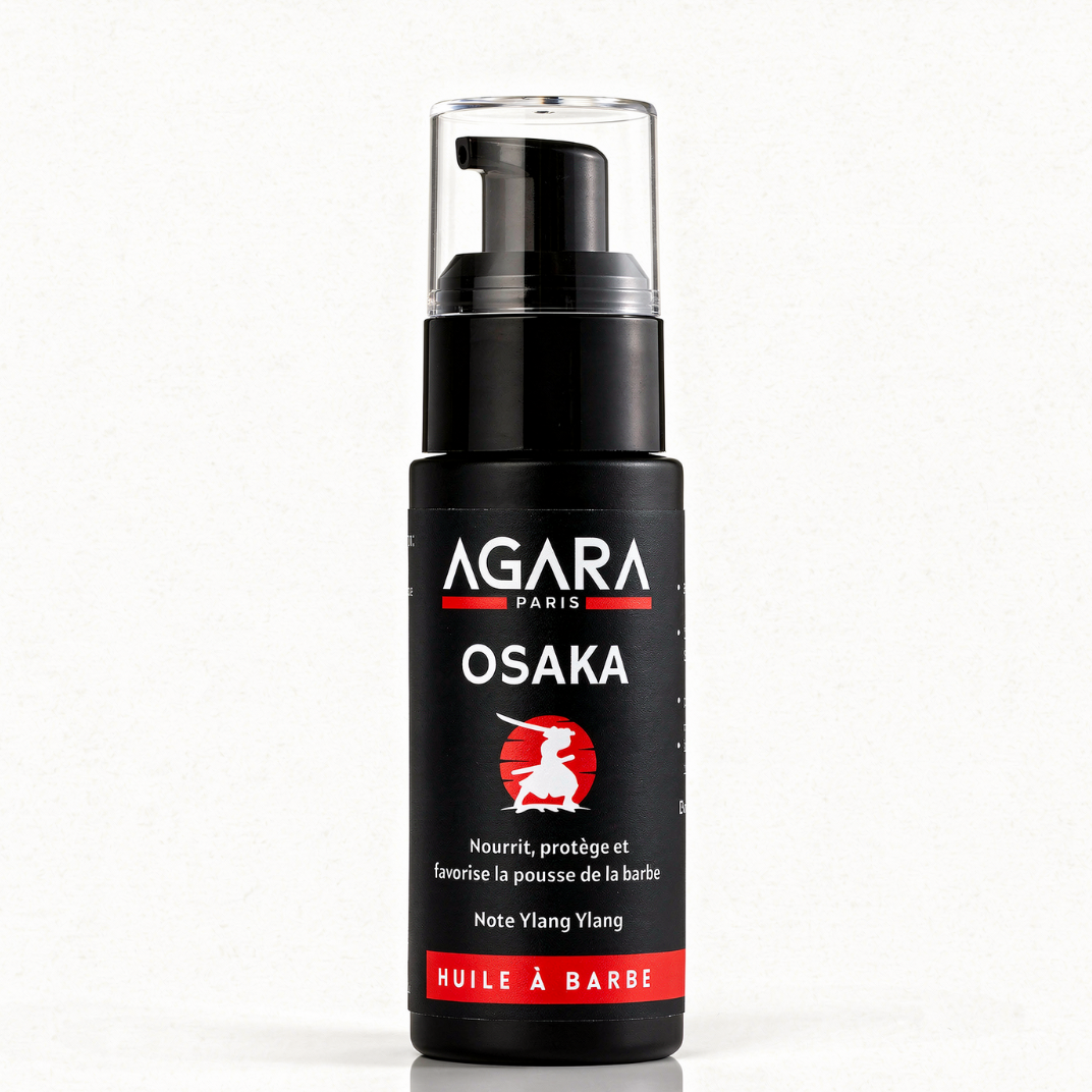 Huile à Barbe Naturelle OSAKA Agara - Ylang-Ylang - 30ml