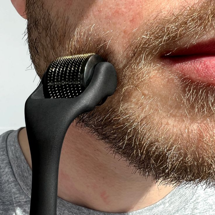 Beard-Roller - Booste la croissance de ta barbe !