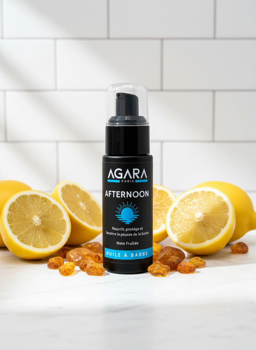 Huile à Barbe Naturelle AFTERNOON - Note Fruitée