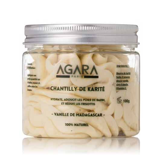 Chantilly à Barbe de Karité Agara - 100% Naturelle