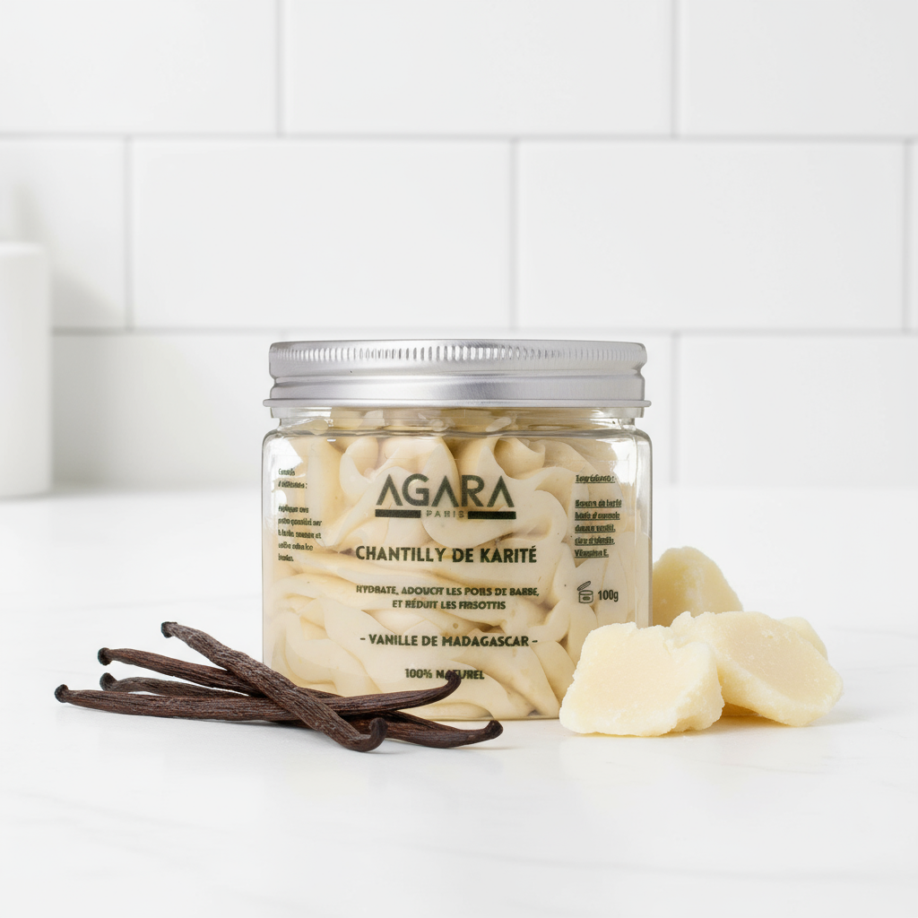 Chantilly à Barbe de Karité Agara - 100% Naturelle
