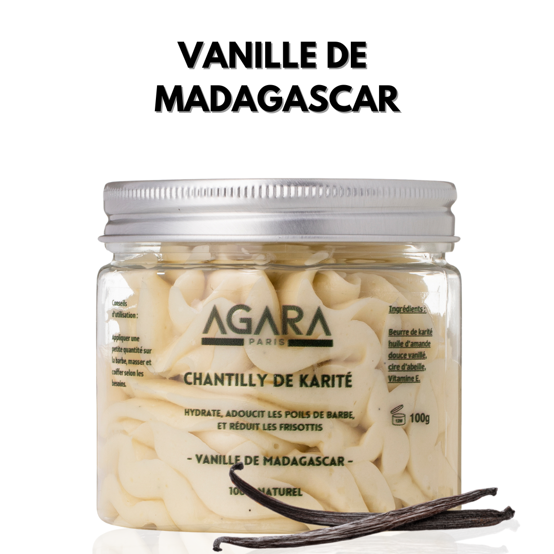 Chantilly à Barbe de Karité Agara - 100% Naturelle